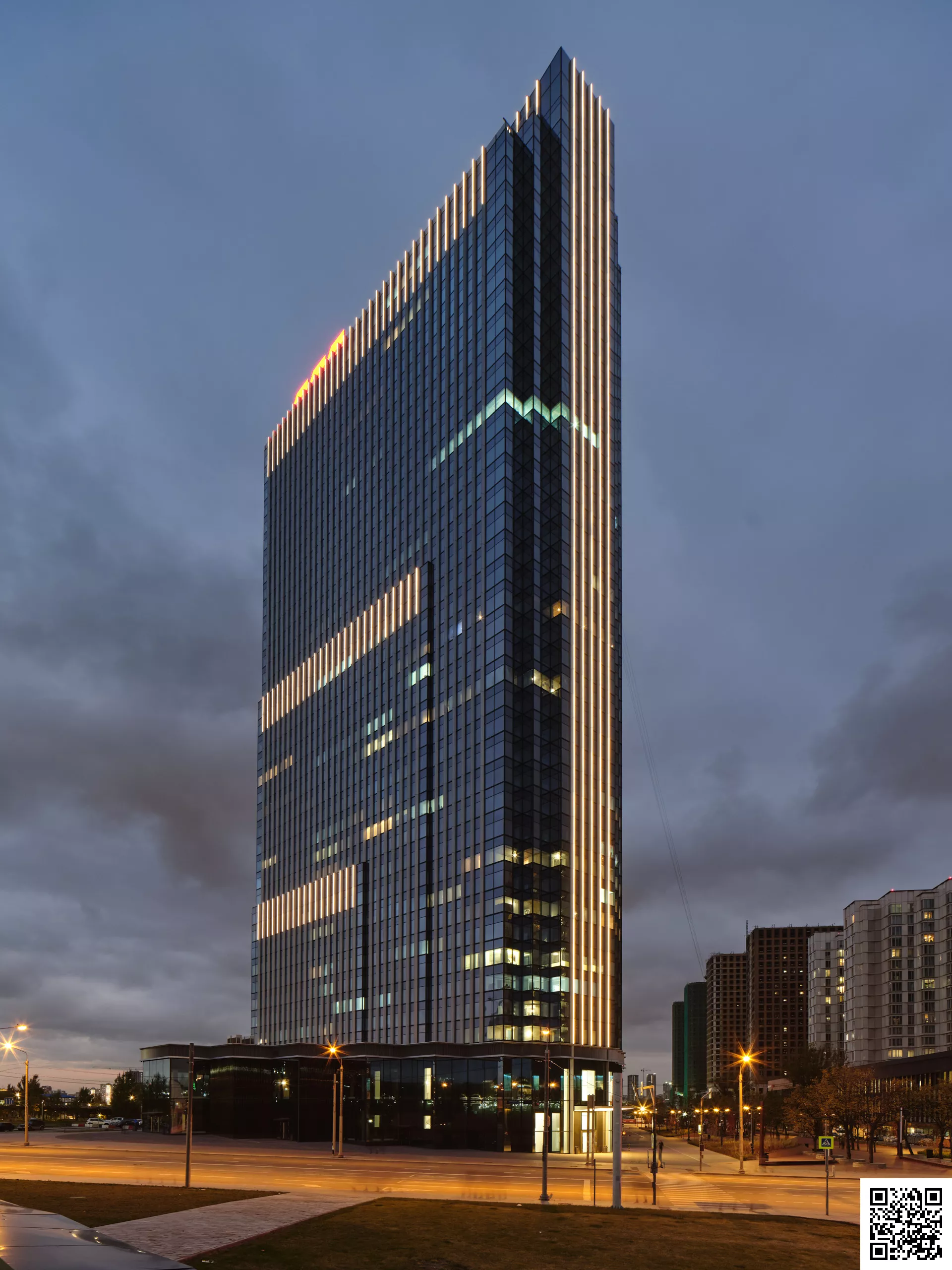 Архитектурно-художественное освещение ЖК ЗИЛАРТ TOWER г. Москва СТК МТ Электро, ООО(1955)