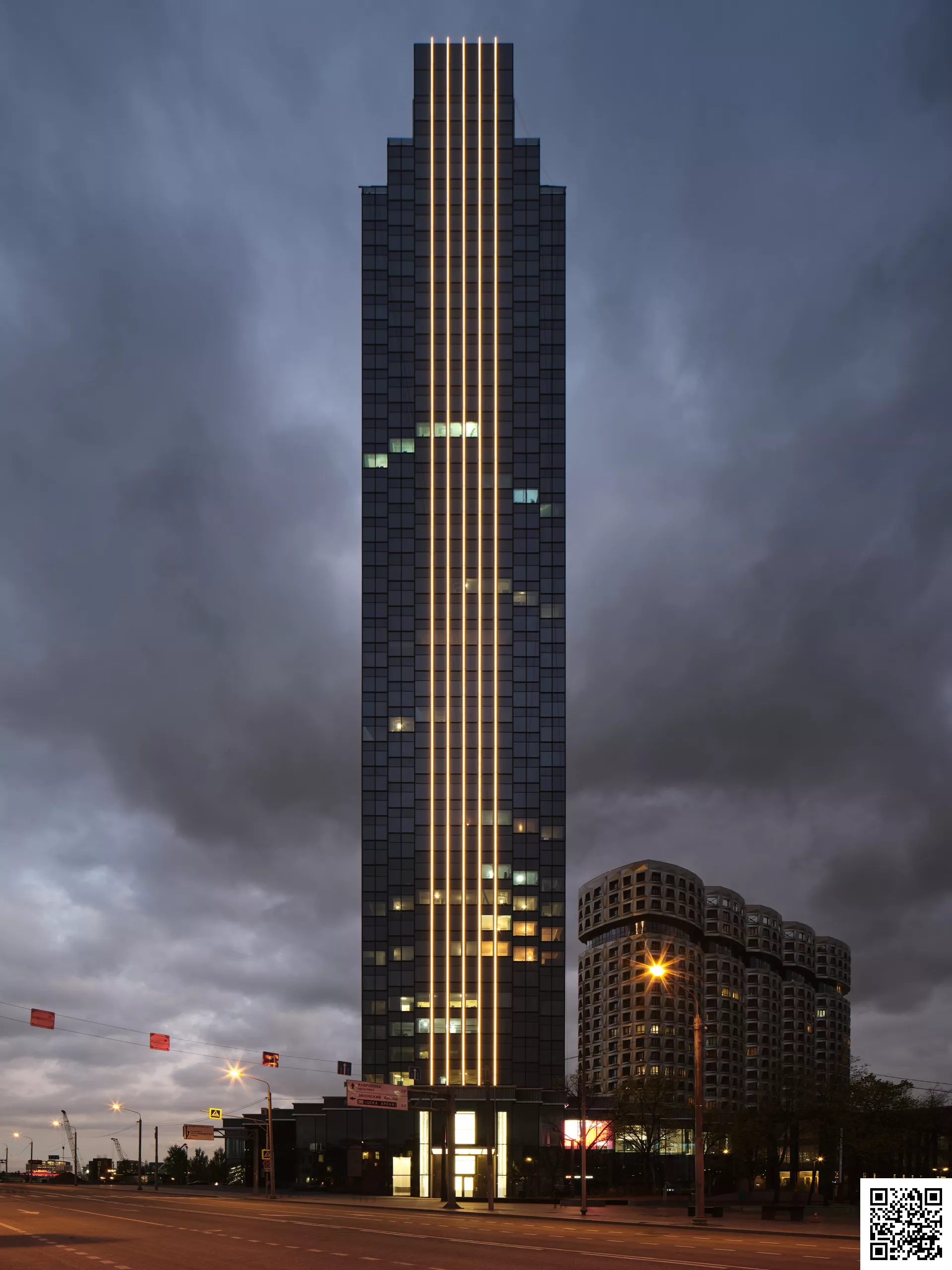 Архитектурно-художественное освещение ЖК ЗИЛАРТ TOWER г. Москва СТК МТ Электро, ООО(1955)